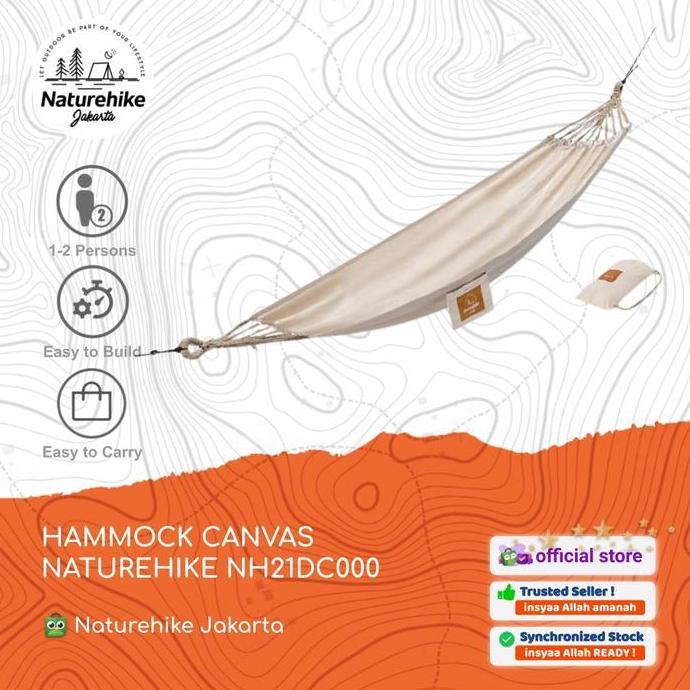 Hammock / Ayunan Gantung Camping Outdoor Canvas Naturehike Nh21Dc000