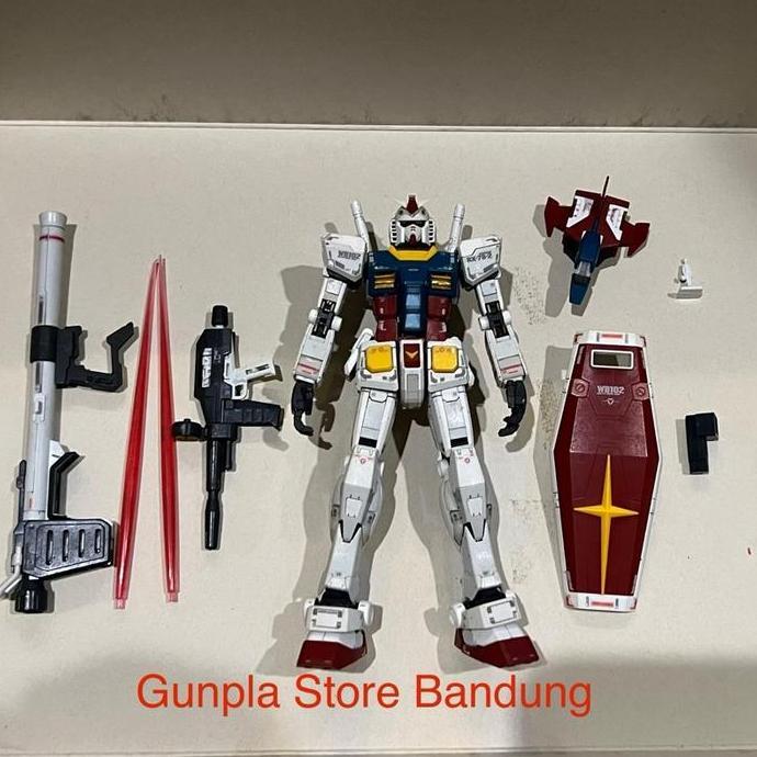 Bandai Original RG Real Grade 1/144 RX 78 2 Gundam RX78 Rx-78-2 (Rakit)