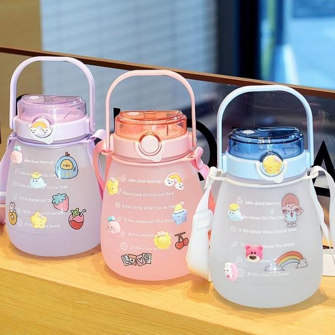 FLASH SALE BOTOL VIRAL AUREL BOTOL AIR 2 LITER TALI BONUS DOBEL STIKER GROSIR TERMURAH