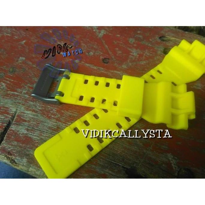 DF377>> STRAP TALI CASIO G-SHOCK GA 100C 100 110 120 300 8900 PREMIUM KUNING