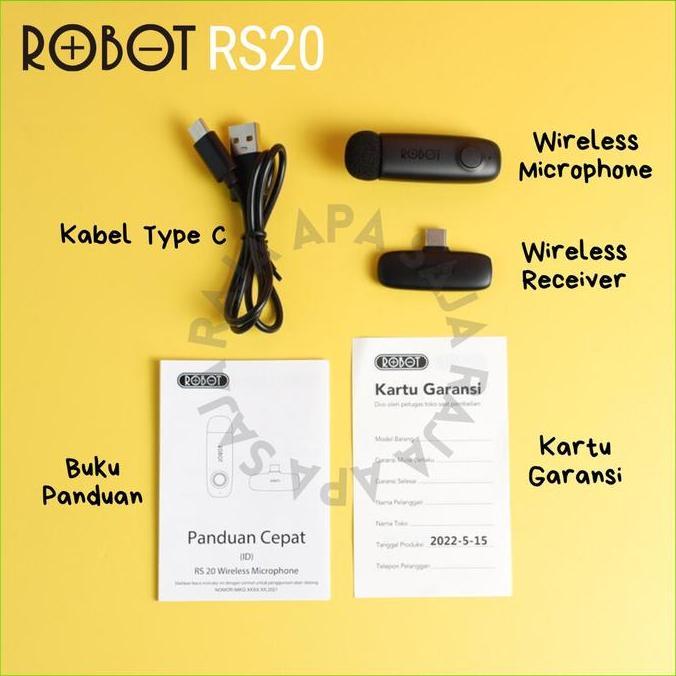 Mic Clip On Wireless - Microphone Bluetooth HP Microfon Mix