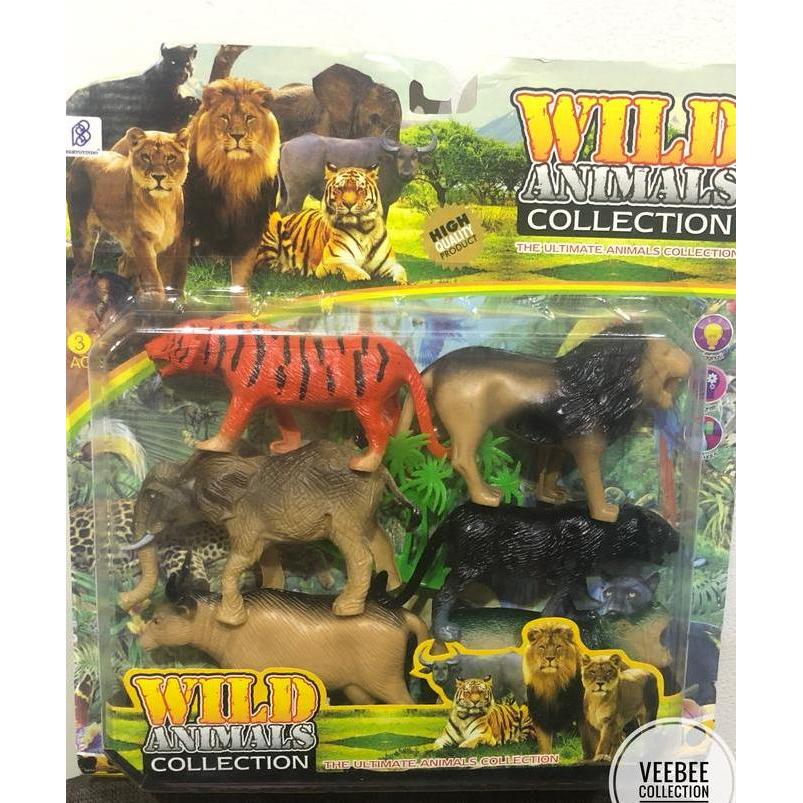 @@@@] mainan hewan Wild animal set/ mainan edukasi hewan plastik