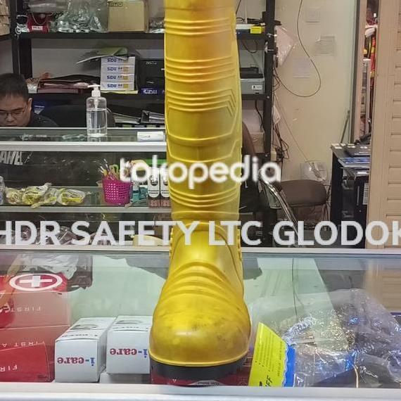 Sepatu Boot Safety Merk Ergos Kuning