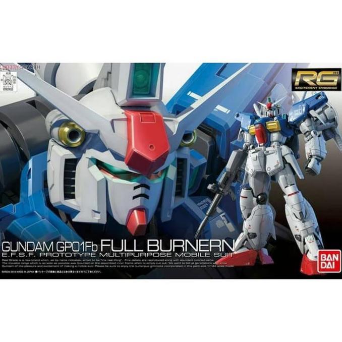 Bandai RG 1/144 Gundam GP01FB GP 01 FB Full burnern Fullburnern burner