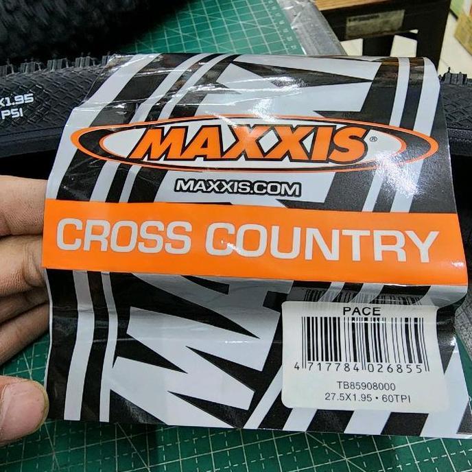 Maxxis 27.5 X 195 Pace Wired 60 Tpi 65 Psi Ringan - Ban Luar 27.5 X 1.95 Maxxis Pace Wire Satuan