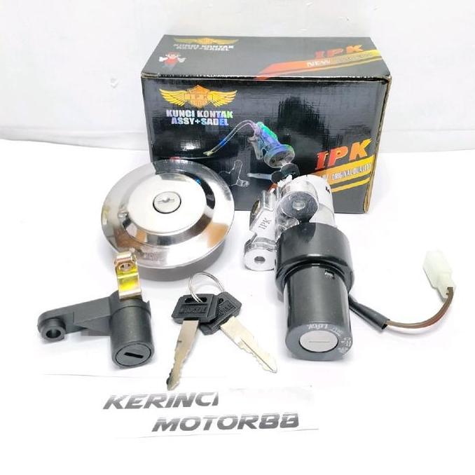 Promo Kunci Kontak Set Plus Tutup Tangki Vixion Old Vixion Lama Komplit Accessories Motor COD