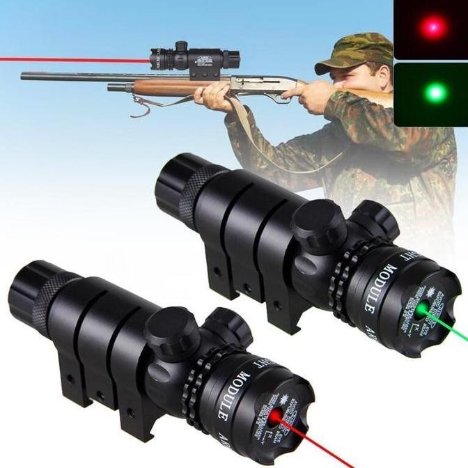 LASER SENAPAN SCOPE NYALA HIJAU MERAH SIANG MALAM FULLSET LASER POINT ORIGINAL DAN TERPERCAYA
