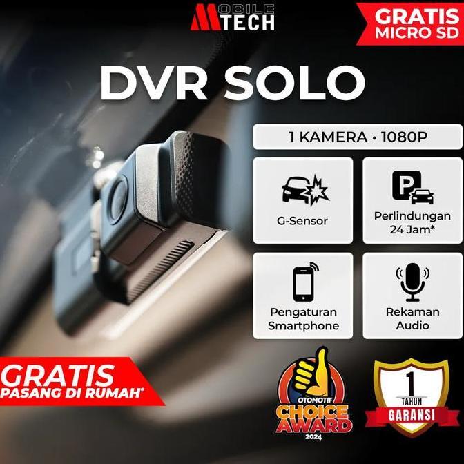 NEW Dashcam MobileTech Kamera Mobil SOLO Depan Cctv Car