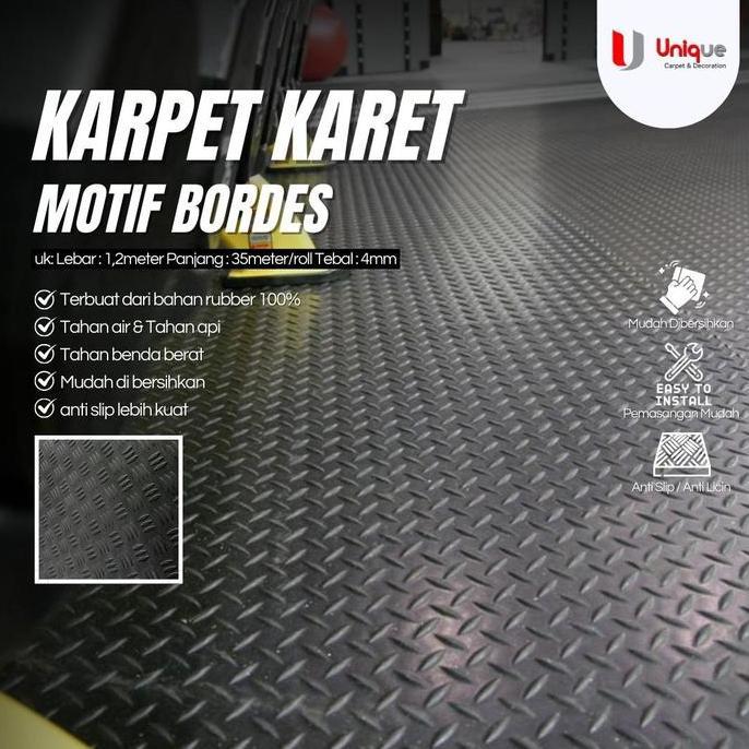 KARPET KARET RUMAH SAKIT / KARPET KARET UNTUK TANJAKAN TROLI / LANTAI KARPET KARET UNTUK KOIN ORIGIN