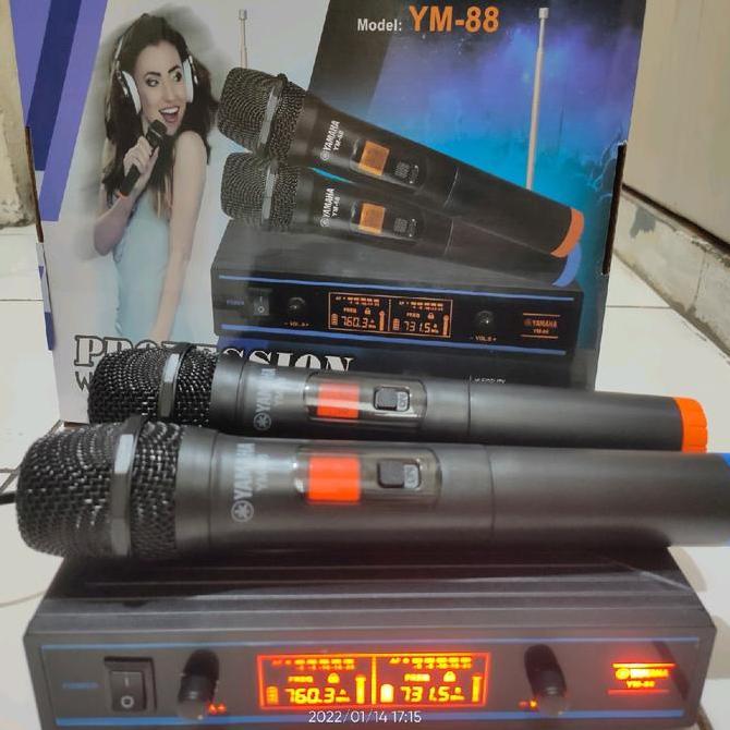 mic mikrofon wireless YAMAHA YM-88 microphone wireless UHF Original
