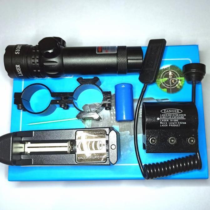 LASER SCOPE HIJAU / GREEN LASER SCOPE /LASER POINTER ORIGINAL DAN TERPERCAYA