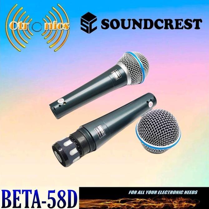 Microphone Kabel Beta 58D 2mic Mic kabel Beta-58D Koper Kabel Mik Mikrofon mic kendang dangdut khusu