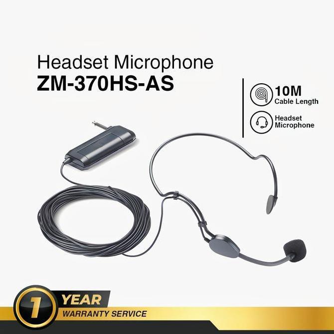 mikropon headset microphone Bando Toa zm-370as original Toa Mikrofon Original
