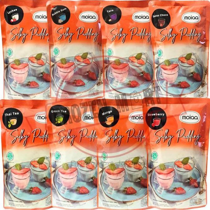 langsung order saja] MOIAA Silky Pudding / Puding Sutra / Puding Susu Premium 200Gr