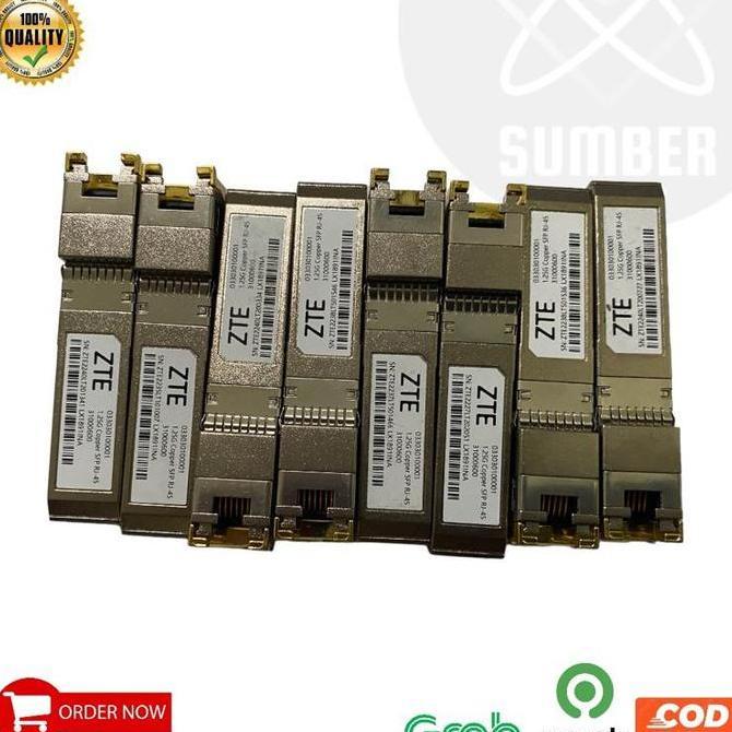 SFP ZTE RJ45 1000 MBPS COPPER 1.25G SFP ORIGINAL ZTE Original
