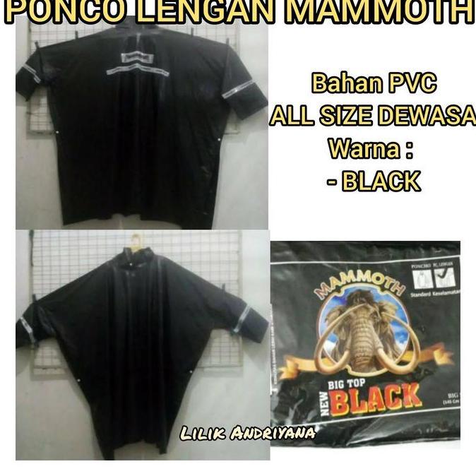 jas ujan ponco lengan mammoth