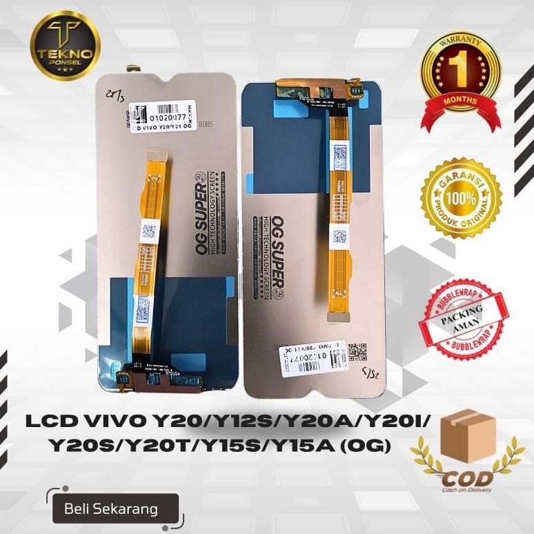 LCD UNIVERSAL VIVO Y20/Y21/Y21S/Y21A/Y21T/Y16/Y12S/Y20T/Y15S/Y02S(OG)ORIGINAL 100% FULLSET+ANTI GORE