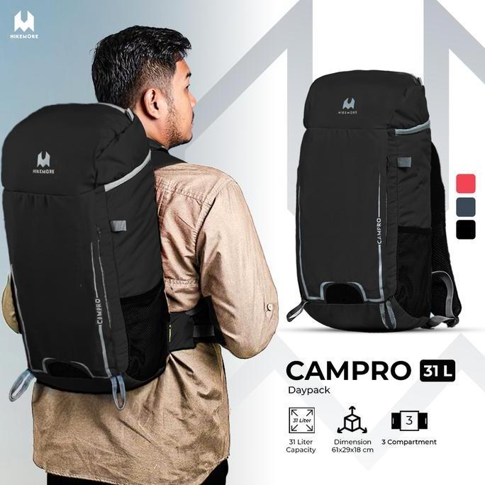 Tas Ransel Daypack Pria Hikemore Campro