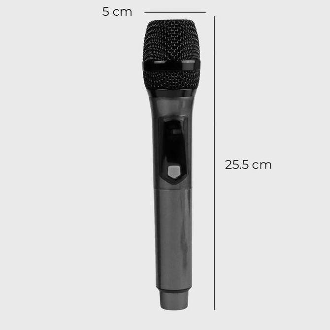 MIC WIRELESS TAFFSTUDIO ASHLY CHARGER 2 MIC PEGANG Original