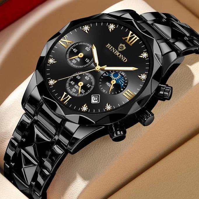 DB39>> NEW ARRIVALS Jam Tangan Pria BINBOND Luxury Watches Original Anti Air Original Luminous Fashi