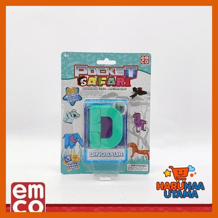 MAINAN HOBI - EMCO POCKET SAFARI LETTER A - Z MAINAN ANAK ALPHABET TRANSFORMERS ROBOT ANIMAL GOOD QU