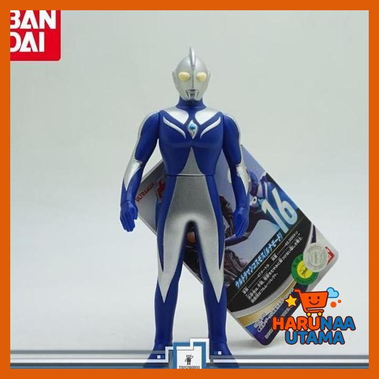 MAINAN HOBI - BANDAI ULTRA HERO 500 ULTRAMAN COSMOS LUNA MODE SERIES 16 SOFT VINYL PACKING AMAN