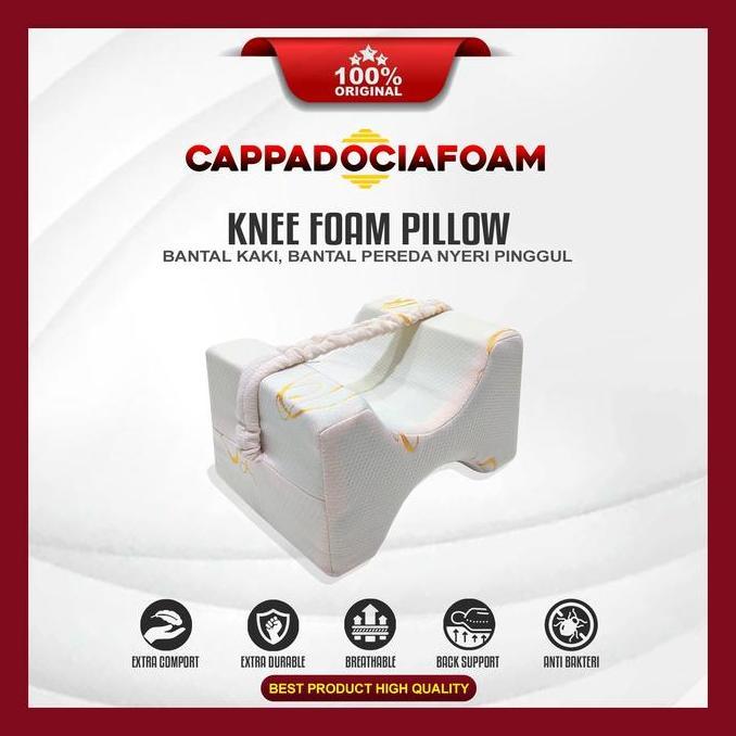 Knee Foam Pillow | Bantal Kaki, Bantal Pereda Nyeri Pinggul & Punggung