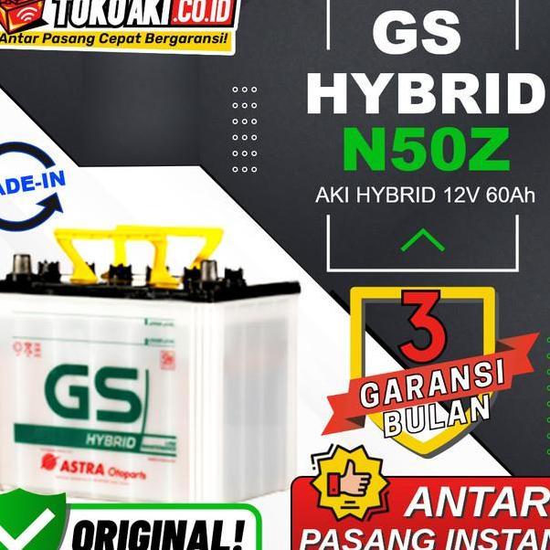 Aki Toyota Crown 20032018 Gs Astra Hyd N50Z 60Ah