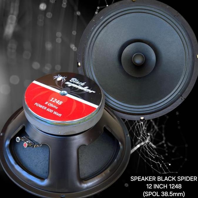 Buruan serbu] Speaker Black Spider 12 Inch 1248 BS 12 1248 Black Spider ORI