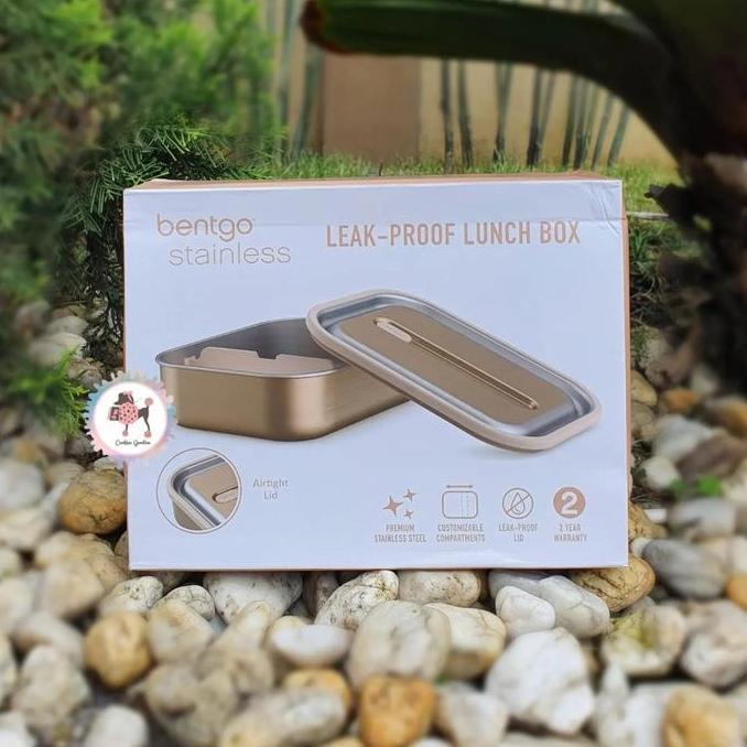 Terlaris Bentgo Stainless Steel Lunch Box - Gold