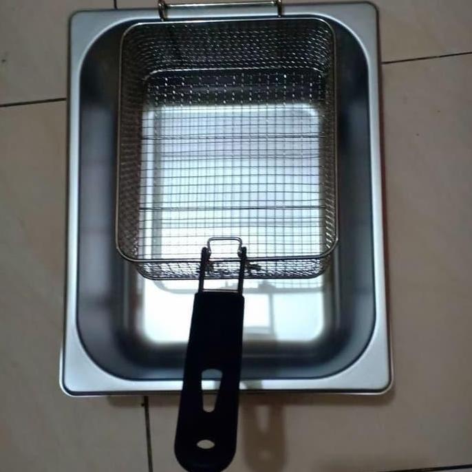 NEW penggorengan set kotak + saringan / wajan kotak potato stick