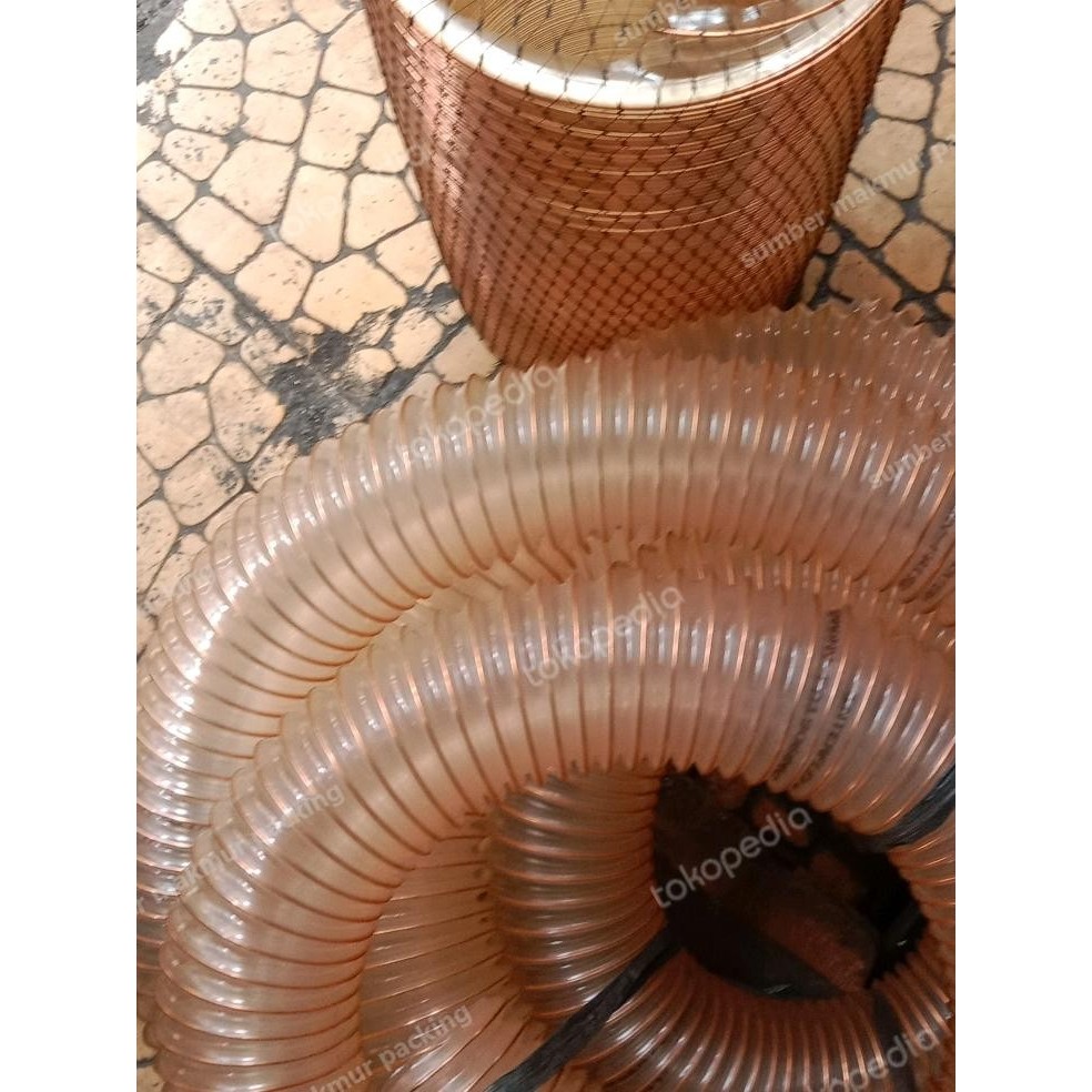 selang pu ducting interflex size 4 inch flexible hose ducting meteran