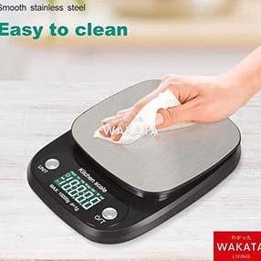 THOME Timbangan Dapur Digital 10Kg / Timbangan Kue Digital Dapur PREMIUM / Mini Kitchen Scale Timban