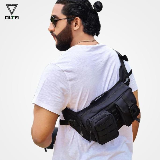 DLTA Prestige Tas Selempang Tas Pinggang Pria Tactical Army