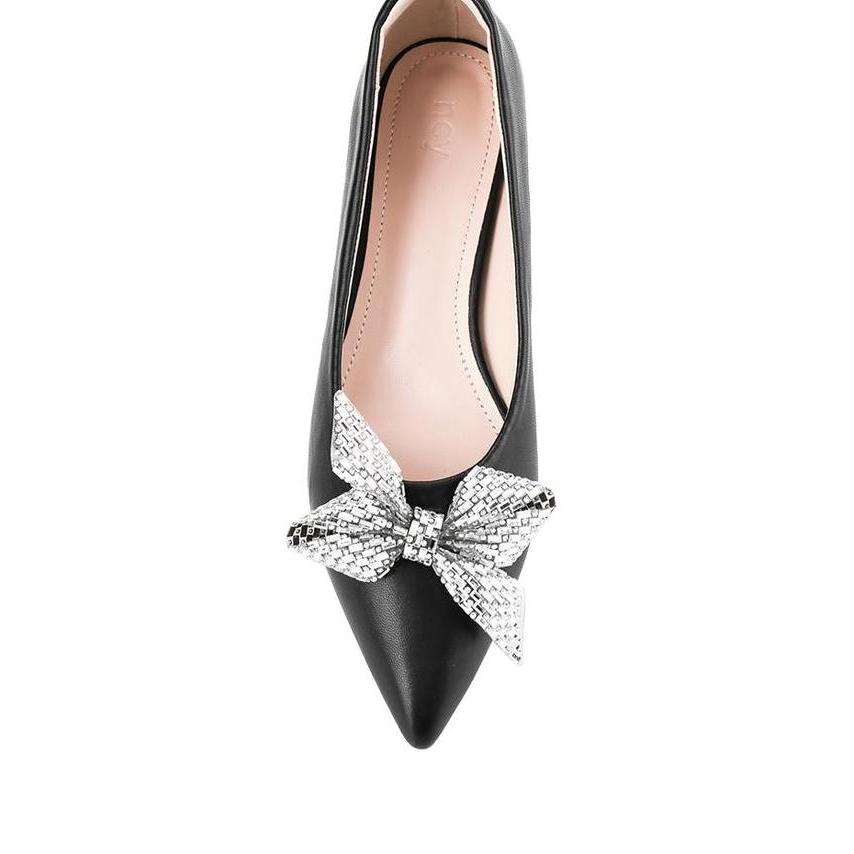 Ncy Shoes Sepatu Wanita Daphne Flat Shoes Warna Hitam