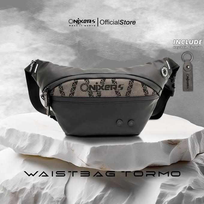 Onixers TORMO Waistbag Tas Selempang Waterproof Pinggang Slingbag Pria Cowok