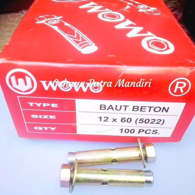 Promo Dinabolt 12X60/ Dinabolt Wowo 12X60/ Baut Mur Tembok 12X60 Cod