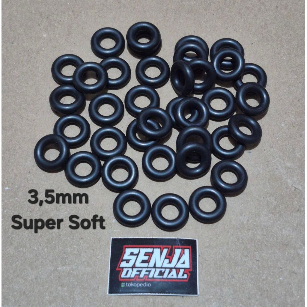 Karet Oring 3,5mm Super Soft rep Tamiya Rubber O ring 10pcs