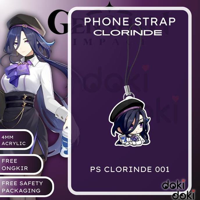 PHONE STRAP CLORINDE GENSHIN IMPACT