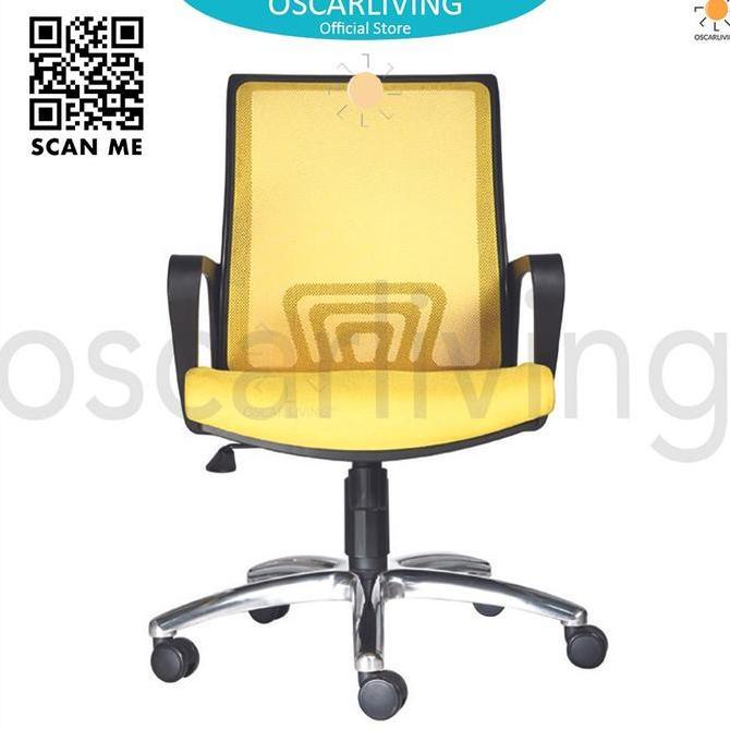 Terlaris Promo Chairman Kursi Kantor Kantor ECOS SKM 3303A Kuning - Bergaransi