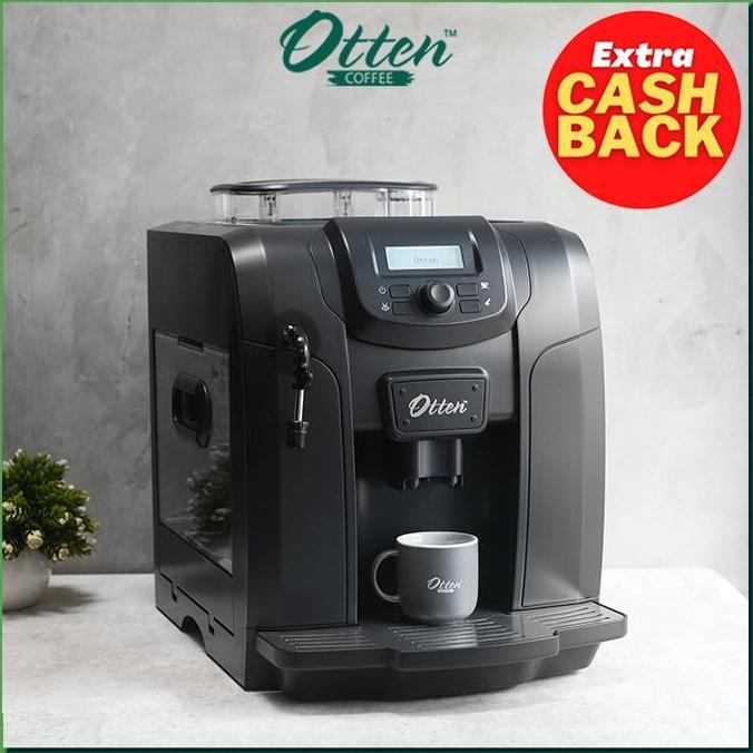 Otten - Fully Automatic Coffee Machine 715 (Black) - Mesin Kopi Espresso Otomatis