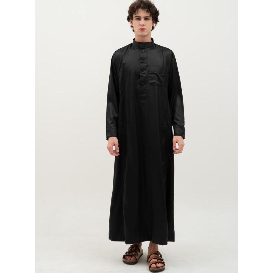 Promo AL Haramain Jubah / Gamis Pria Remaja & Dewasa Viet Polos / Jubah AL Haramain | Abu Tua | Silv