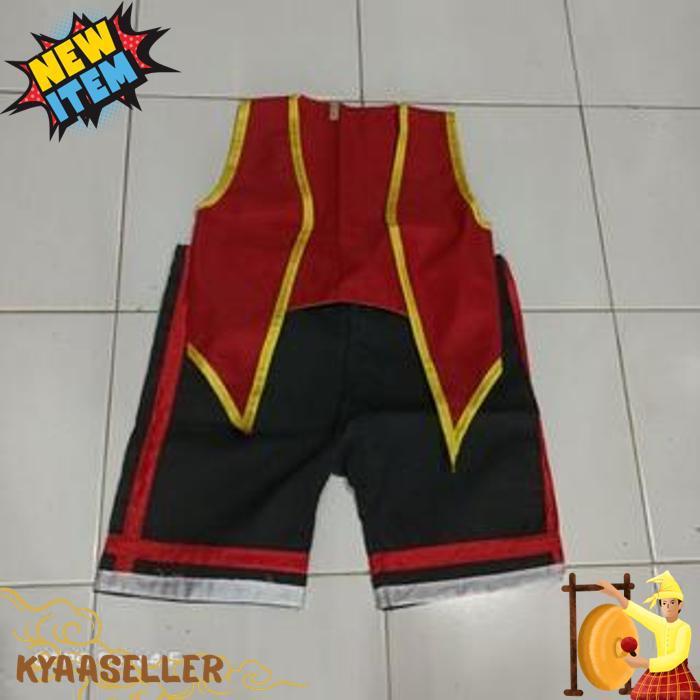 [Drs] Cod Setelan Rompi Ganongan Anak Usia 3-12 Tahun / Set Kostum Bujangganong Jathilan / Kaos Buja