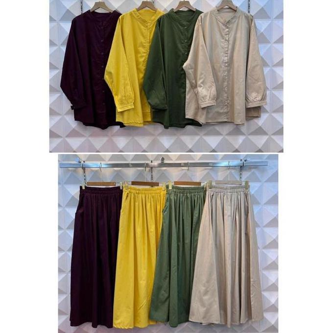 Promo Zahara Bigsize Asha OneSet Katun Twill COD