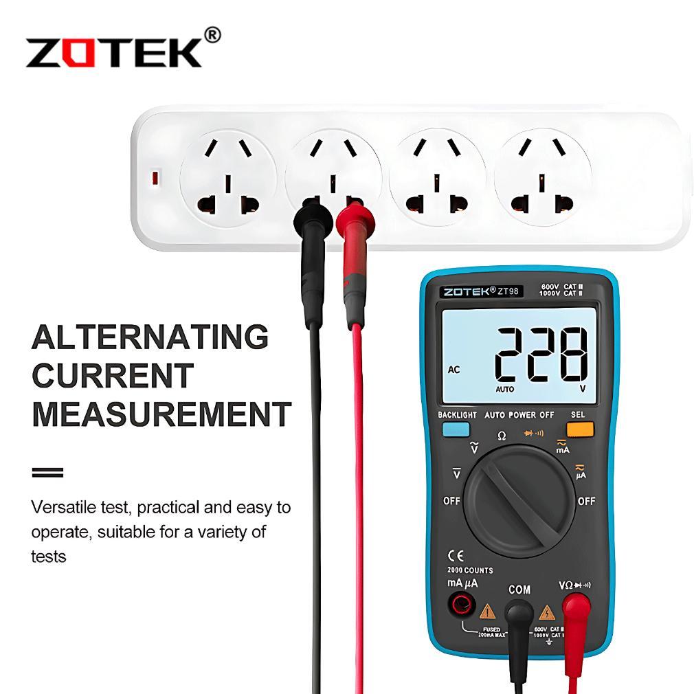 AVOMETER DIGITAL ZOTEK ZT98 / MULTITESTER DIGITAL ZT98ORIGINAL