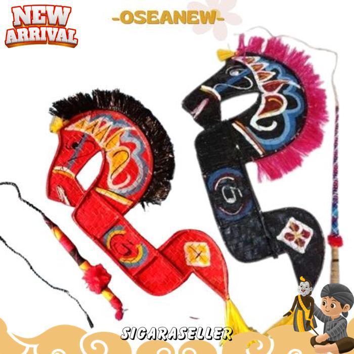 [Drs] -Lengkap- Jaranan Murah Mainan Anak / Jaran Kepang / Kepang Plus Pecut Cederan, Kuda Lumping, 