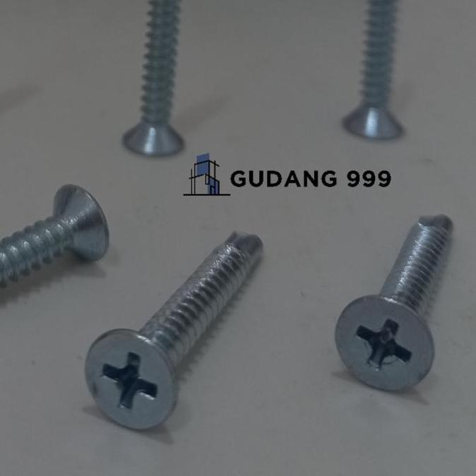 Promo Skrup Lisplank 3,2 Cm Camel / Skrup Baja Ringan 1000 / Skrup Grc Plank Cod