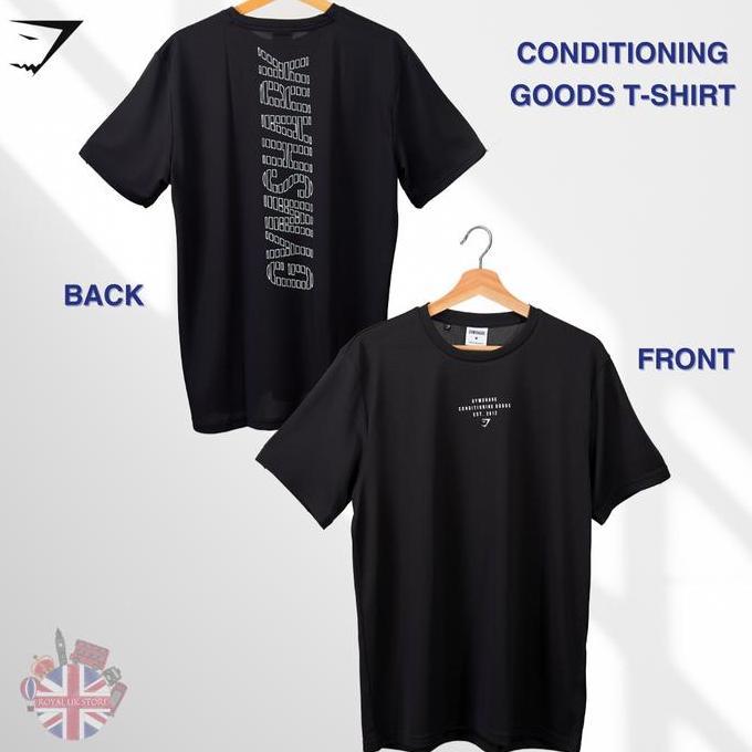 Gymshark Men T-Shirt Collection Kaos Olahraga Pria *100% Original UK*
