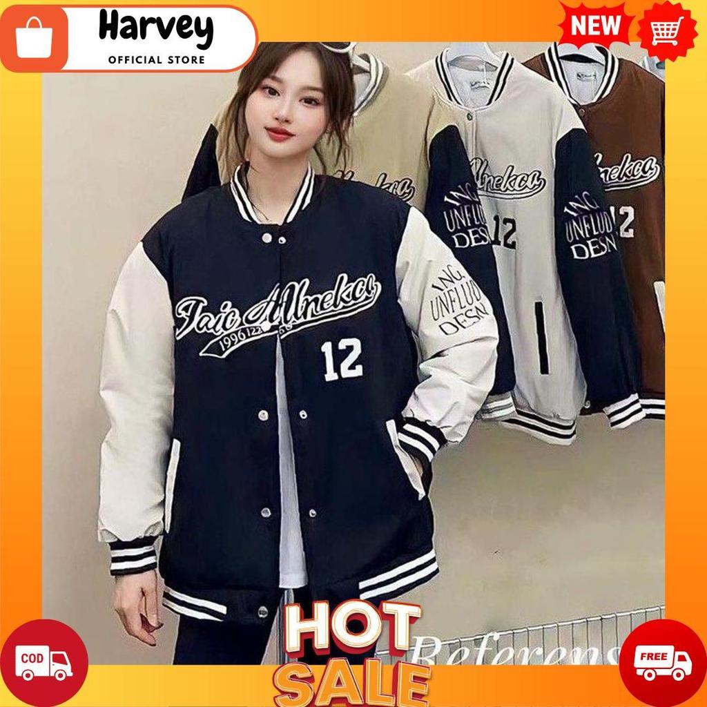 Jaket Baseball Bahan Premium Tebal / Jaket Varsity Pria Wanita / Jaket Varsity Wanita Vintage / Jake