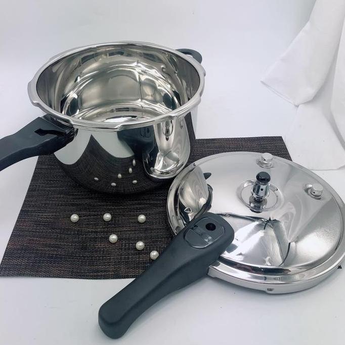 PANCI PRESTO HCX STAINLESS 24CM 6L PRESSURE COOKER INDUKSI